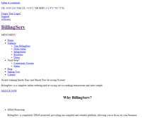 Tablet Screenshot of billingserv.com